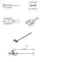 ISOLED connector plug, white