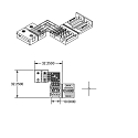 ISOLED corner connector, white