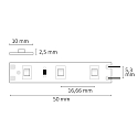 ISOLED LED SIL840-Flex strip, 12V, 4.8W, IP20, neutral white