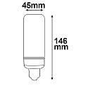 ISOLED LED Reftrofit Corn, IP40, E27, 11W 2700K 1100lm 360�, not dimmable, frosted
