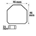 ISOLED dimmer, white
