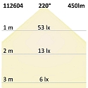 ISOLED top mirrored lamp drop E14 4W 450lm 3800K 220� CRI 80 