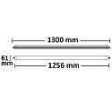 ISOLED Linear LED luminaire, IP65 IK08, shockproof, lenght 130cm, 36W 2700K 3170lm 180�