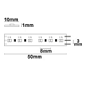 ISOLED LED CRI930 / 960-Flex strip, 24V, 20W, IP20, dynamic white