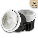 LED module AR111 Bread Light, IP40, 30W 2760lm 2516lm, 35�-50� variable, CRi >90, incl. external power supply