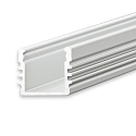 LED surface mount profile SURF12, aluminium, 200cm, anodized aluminium
