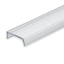 Accessory for profile SURF12(FLAT) / DIVE12(FLAT) / ROUND12 / tile profile - cover COVER2, clear, 200cm