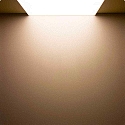 ISOLED LED panel frameless, dimmable 50W 4700lm 2700K 120� 120� CRI 80