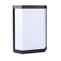 Outdoor wall luminaire, IP54, 26 x 20 x 7cm, 2x E27 T45, excl. lamps, aluminium, anthracite