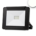 LED floodlight 10W, neutral white, black, IP65, rotatable and swivelling, 4000K 800lm 120�