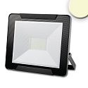 Outdoor LED floodlight 50W, warm white, black, IP65, rotatable and swivelling, 3000K 4000lm 120�