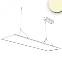 LED Office Hanging lamp Up+Down, UGR<19, 30x120cm, 20+20W 2x100�, dimmable, white, 3000K 3700lm