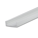 Fastening strip for mounting profiles, anodized aluminium, 200cm