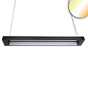 LED hanging lamp FRAME, IP40, length 122.2cm, 40W ColorSwitch 3000-5700K 3600lm 120�, black