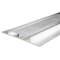LED drywall lighting profile PLANAR, indirect lightbeam, for 2 LED strips, aluminium, 200cm, anodized aluminium