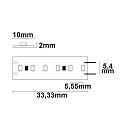 ISOLED LED CRI930 Linear-Flex strip, 24V, 6W, IP20, warm white, 20 m reel
