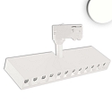 LED 3-phase track grid-spot, length 32.15cm, 35W, 45�, CRi >90, rotatable, tiltable, 4000K 3000lm, matt white