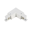 3-phase SERIE S1 - L-connector, N-conductor outside, predective connector inside, white