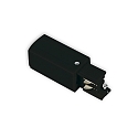3-phase SERIE S1 - side power feed, N-conductor right, predective connector left, black