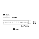 ISOLED LED CRI940 Linear 48V-Flex strip, 8W, IP20, 4000K