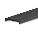 Accessory for profile SURF24(FLAT) / DIVE24(FLAT) - cover COVER33 black / matt, 25% translucency, 200cm