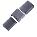 Clip-connector (max. 5A) for 2-pole IP68 LED strips (with 1.2cm width and pitch >0.8cm)