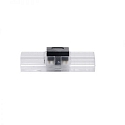 Clip-connector (max. 5A) for 2-pole IP20 LED strips (with 1cm width and pitch >0.7cm)