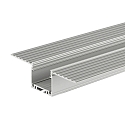 LED drywall profile CEILING 21, recessed mounting, with plasterwings, 200cm