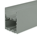 LED profile system LAMP40, powder coated aluminium, 200cm, silver