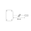 ISOLED distributor MiniAMP 2-pole, white