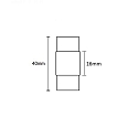 ISOLED Clip-connector (max. 5A) for 4-pole IP68 LED strips (with 1.2cm width and pitch >0.8cm)