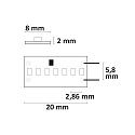 ISOLED LED CRI927 Linear ST8-Flex strip, 24V, 22W, IP20, warm white