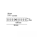 LED Strip HEQ FLEX HIGH BRIGHT 2-pole white