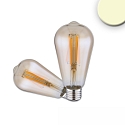 LED filament lamp VINTAGE LINE LED EDISON ST64 ST64 switchable E27 7W 720lm 2700K 360° CRI 80-89 