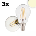LED drop lamp ILLU set of 3, switchable E14 4W 400lm 2700K 360� CRI 80-89 
