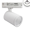 3-phase spot FOCUS FIX 60� swivelling, rotatable, switchable IP20, white 