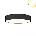 wall and ceiling luminaire DN600 round, CCT Switch IP20, black dimmable