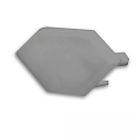 end cap CORNER11N - EC96 without cable hole, grey