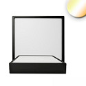 ceiling luminaire PRO 170MM square, CCT Switch IP20, black dimmable