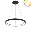 hanging luminaire ORBIT 580 CCT Switch IP20, black dimmable