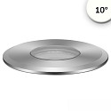 floor recessed luminaire ROUND � 55MM 10� rigid, passable, excl. LED driver IP67, silver 