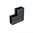 corner connector VERTICAL - TRACK48 RECESSED isolated, mechanical, vertacal, black