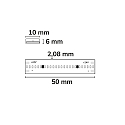 ISOLED fully siliconised LED strip HT927 COB / HIGH TEMPERATURE 100�C 2-pole white