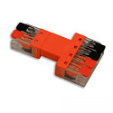 plug-in connector INPUT 2X2-POLE / OUTPUT 0.5-2.5MM� - MAX. 250V/10A 2-pole, wired through