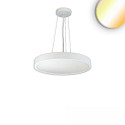pendant luminaire COLOR SWITCH ROUND - � 40CM CCT Switch, UGR < 19, multipower IP42, white dimmable