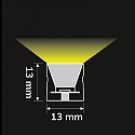 ISOLED fully siliconised LED strip NEONPRO940 CUSTOM B13H13 2-pole