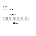ISOLED LED Strip HEQ SKYBLUE 10W 2-pole