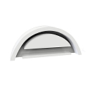 end cap COVER69 T5/T8 with cover, without cable hole, white