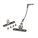 safety rope LAMP30 V1 (WITH ISO-113641) with adapter, chrome
