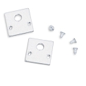 end cap TRACK48 SURFACE FLAT flat, surface-mounted version, set of 2, white